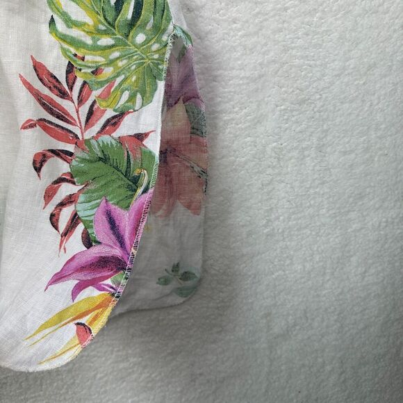 Lungo L'Arno Womens Sundress Size Small 100% Italian Linen Dress Hawaii Resort - Picture 4 of 12